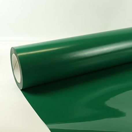 Termotrasferibili colorati da taglio in PU bobina da cm.50X25mt. Cod. 404 colore green