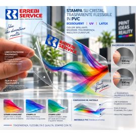 CRISTAL PVC  TRASPARENTE DA 300MY BOBINA H.CM.140x30MT. RBRCT30/140