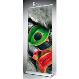 ROLL UP RB-1/85 Roll up monofacciale cm.85X200 completo di borsa. Lampada opzionale.