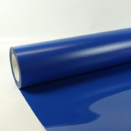 Termotrasferibili colorati da taglio in PU bobina da cm.50X25mt. Cod. 406 colore blue royal