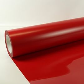 Termotrasferibili colorati da taglio in PU bobina da cm.50X25mt. Cod. 408 colore red