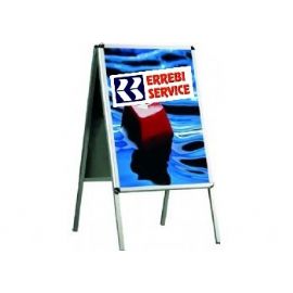 Bacheca a cavalletto Bifacciale RB5070 immagini visive cm.50x70