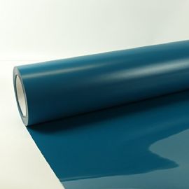 Termotrasferibili colorati da taglio in PU bobina da cm.50X25mt. Cod. 413 colore turquoise