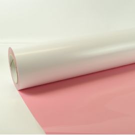 Termotrasferibili colorati da taglio in PU bobina da cm.50X25mt. Cod. 461 colore baby pink