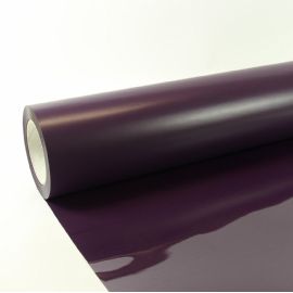 Termotrasferibili colorati da taglio in PU bobina da cm.50X25mt. Cod. 471 colore aubergine