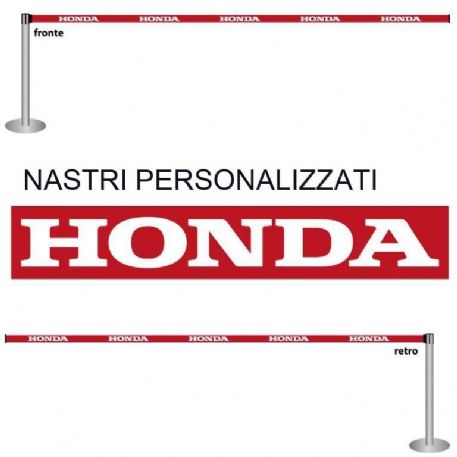Nastri personalizzati per paline transenne RBNP Richiedere preventivo!