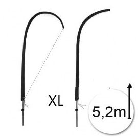 ASTE PER BANDIERE RBXL1-200 EXTRA LARGE CONFEZIONE DA 200PZ.