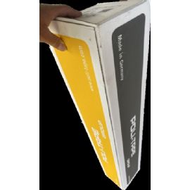 Vinile adesivo polimerico bianco lucido perm. grigio 75my 1600mmx50M POLIPRINT 1000 WGG