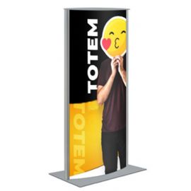 Totem in alluminio per esterno ed interno misura cm. 80X200 RBTOT1