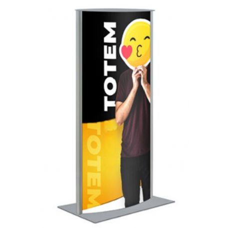 Totem in alluminio per esterno ed interno misura cm. 80X200 RBTOT1