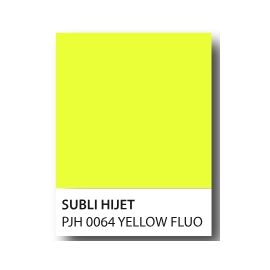 Inchiostro sublimatico da 1 litro colore YELLOW FLUO  PJH 00064 YELLOW FLUO 