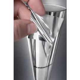 Poliestere  adesivo da stampa e taglio plotter effetto argento specchio  RBABPOLH/137